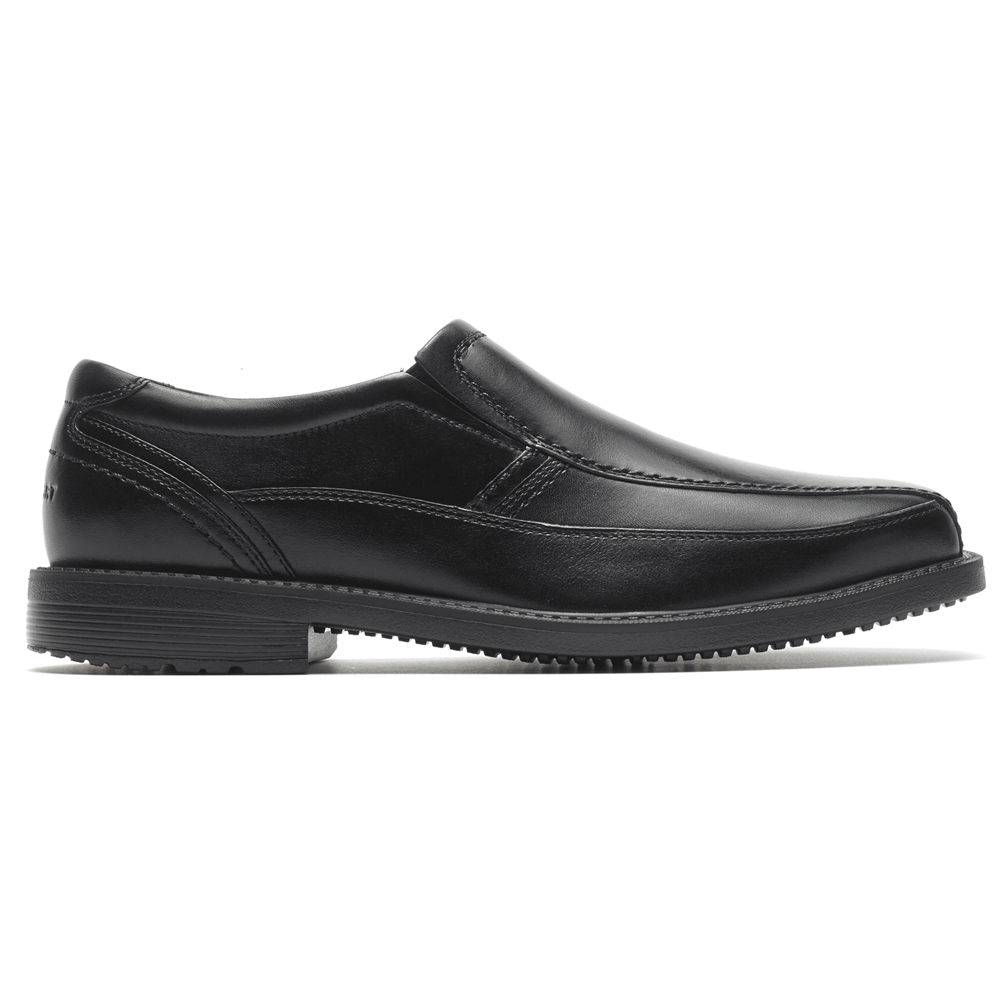 Slip-Ons Rockport Hombre Mexico - Style Leader 2 Bike Toe Negros - FURWE6258